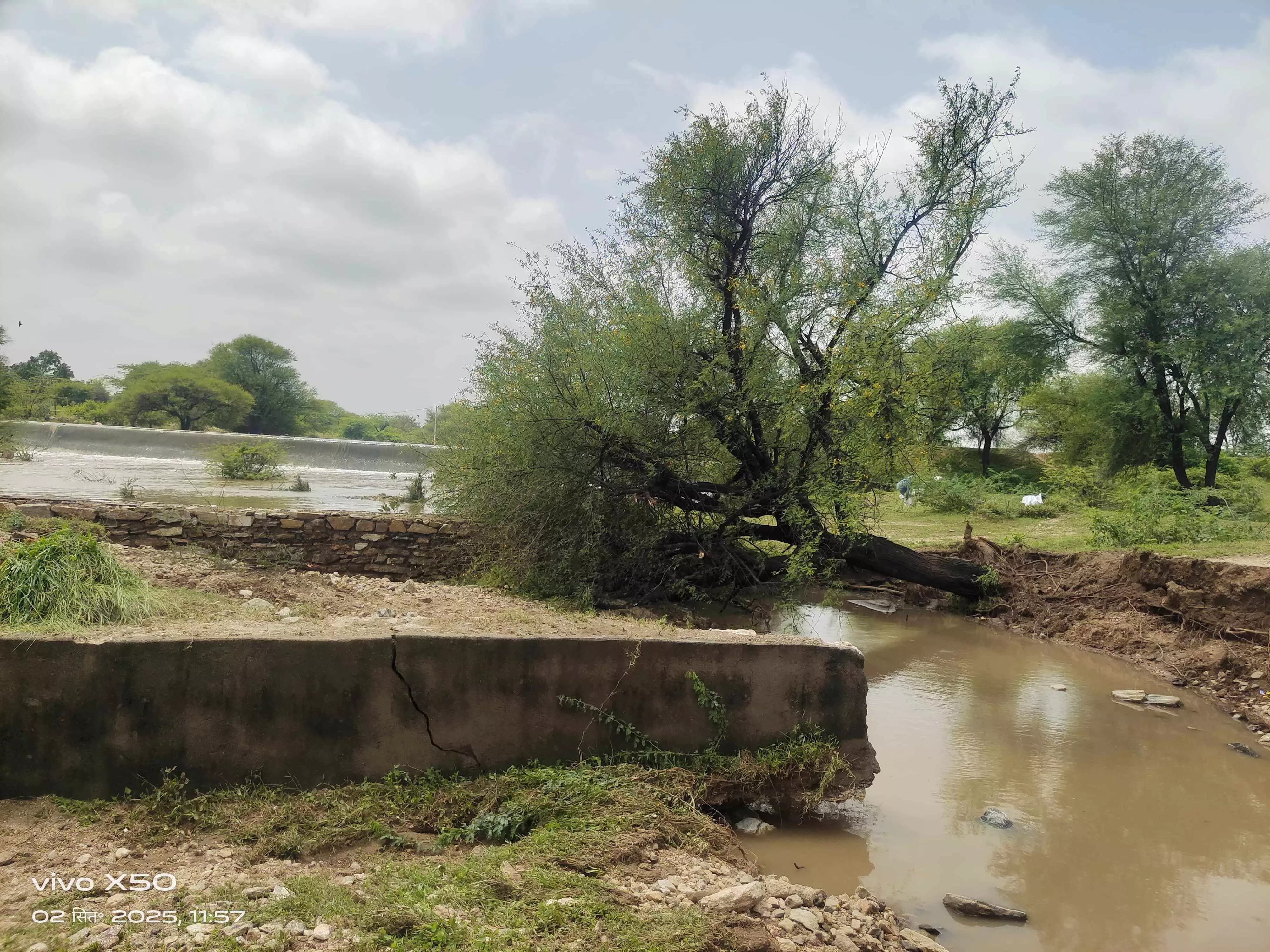 तीन साल में ही टूटा पुल, ग्रामीणों में आक्रोश, मानसी नदी पर बना था पुल, आवाजाही ठप