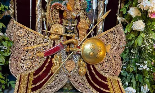 श्री चारभुजा-नाथ जी के जल-झूलन-एकादशी` मंगला श्रृंगार दर्शन-कोटड़ी