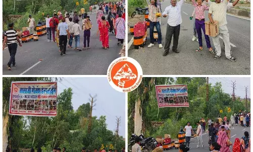 जलझूनी ग्यारस पर बालाजी गौवंश हेल्पलाइन ने निभाई मानवता की ड्यूटी, पदयात्रियों की सेवा में रहे तत्‍पर