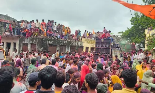 पीथास में जलझूलनी एकादशी महोत्सव हर्षोल्लास से मनाया, जुलूस में उमड़ा जनसैलाब