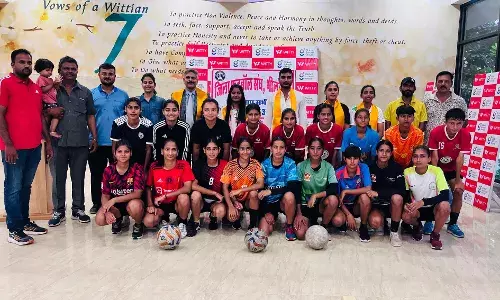 राजस्थान सीनियर गर्ल्स फुटबॉल टीम का हुआ कीट विमोचन