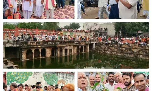 ठाकुर जी झूले सांस्कृतिक और ऐतिहासिक धरोहर मानकुंड में, भक्ति मय हुआ बनेड़ा