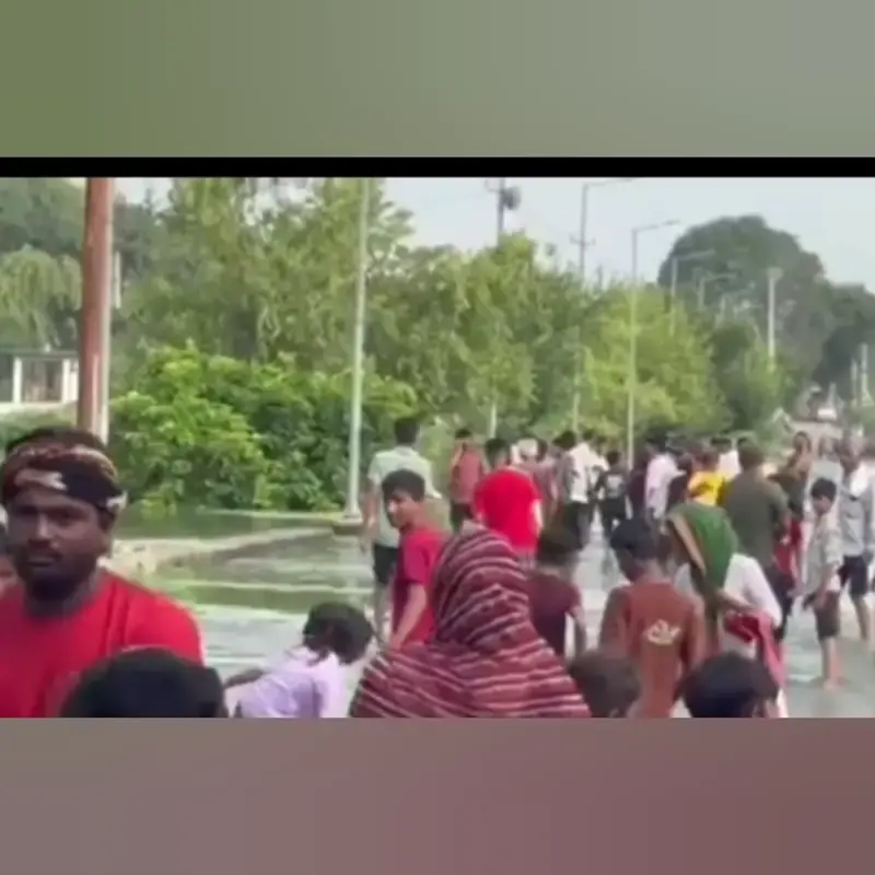 जलझूलनी एकादशी पर भीलवाड़ा जिले भर में बरसे मेघ, खारी उफान पर रास्ता अवरुद्ध जलझूलनी एकादशी पर भीलवाड़ा जिले भर में बरसे मेघ, खारी उफान पर रास्ता अवरुद्ध