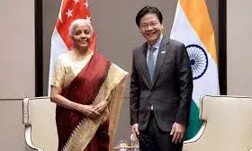 राष्ट्रपति मुर्मू से मिले सिंगापुर के पीएम लॉरेंस वोंग, भारत को अहम साझेदार बताया