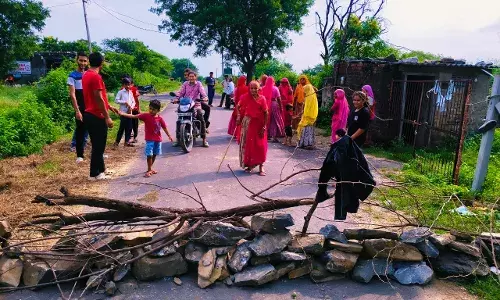 मंगरोप में बजरी माफियाओं का आतंक, पशु सुरक्षा के लिए ग्रामीण सड़कों पर उतरेb