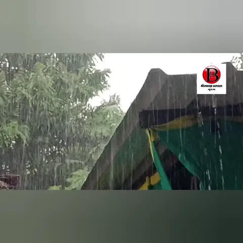 भीलवाड़ा में फिर सुबह शुरू हुई बारिश