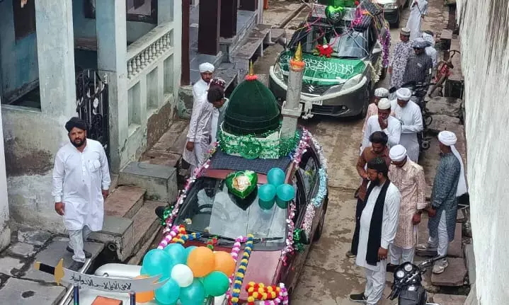 भगवानपुरा में 1500वां ईद मिलादुन्नबी पर्व धूमधाम से मनाया