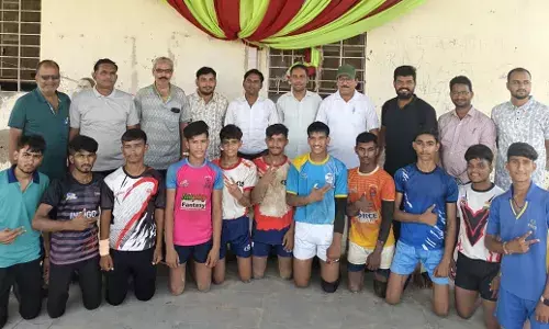 राज्य स्तरीय फाइनल मैच में अजमेर टीम ने जयपुर टीम को कबड्डी प्रतियोगिता में 35 अंको से हराया