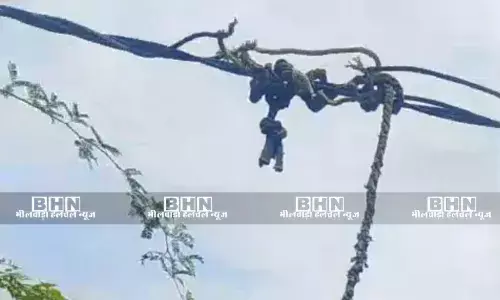 गंगापुर आमली में बिजली विभाग की लापरवाही, कई दिनों से कटे पड़े तार