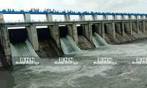 मातृकुंडिया बांध के 3 गेट खोले, प्रशासन ने दी चेतावनी