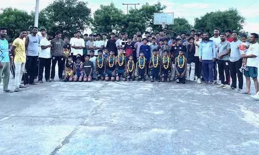 सरदार नगर की 14 वर्षीय बास्केटबॉल टीम बनी उपविजेता