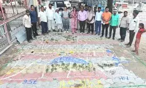 कृषि वैज्ञानिकों ने रूपाहेली गाँव का मानचित्र बनाया