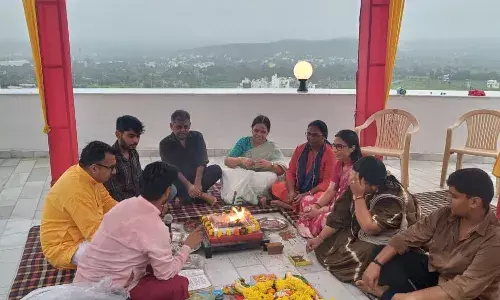 गोकाष्ठ से हवन का आयोजन कर प्रदूषण नियंत्रण मंडल ने दिया पर्यावरण और संस्कृति संरक्षण का संदेश