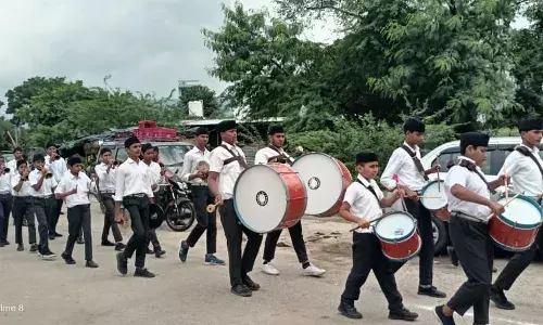 चांदरास  मण्डल का पथ संचलन निकाला