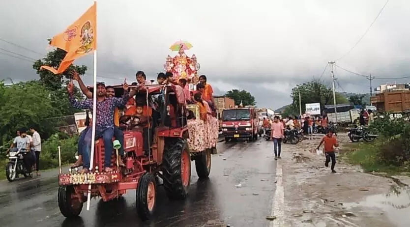 अनंत चतुर्दशी पर जहाजपुर में गणेश महोत्सव का समापन अनंत चतुर्दशी पर जहाजपुर में गणेश महोत्सव का समापन