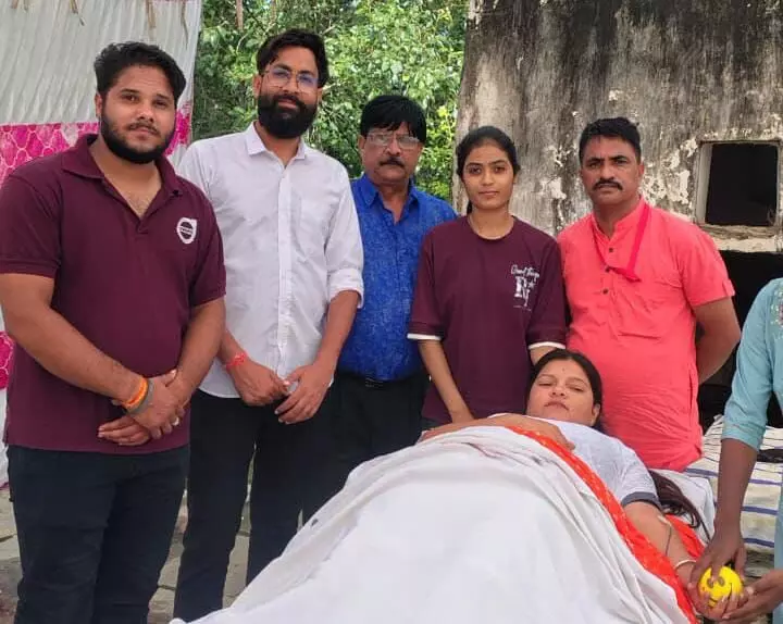 बदनोर में 102 यूनिट किया रक्तदान