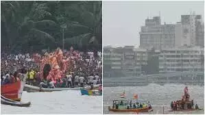 गणेश प्रतिमा विसर्जन के दौरान चार लोग डूबे, 13 लापता गणेश प्रतिमा विसर्जन के दौरान चार लोग डूबे, 13 लापता