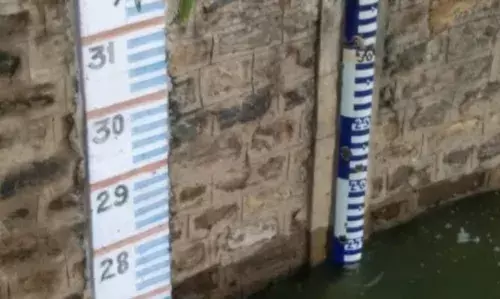 मेजा बांध का जलस्तर 26.28 फीट पहुंचा