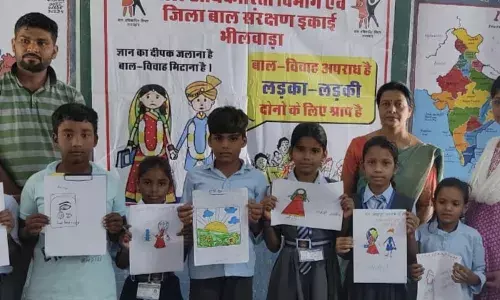 अंतराष्ट्रीय साक्षरता दिवस पर बाल विवाह रोकथाम पर जागरूकता गतिविधि आयोजित