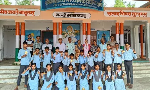 थाणा विद्यालय के छात्रों ने योगासन प्रतियोगिता में लहराया परचम, 19 मेडल जीतकर बने जनरल चैंपियन थाणा विद्यालय के छात्रों ने योगासन प्रतियोगिता में लहराया परचम, 19 मेडल जीतकर बने जनरल चैंपियन