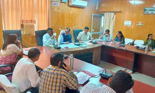 आशान्वित ब्लॉक, गुरु गोलवलकर आकांक्षी ब्लॉक और संपर्क पोर्टल की समीक्षा बैठक आयोजित