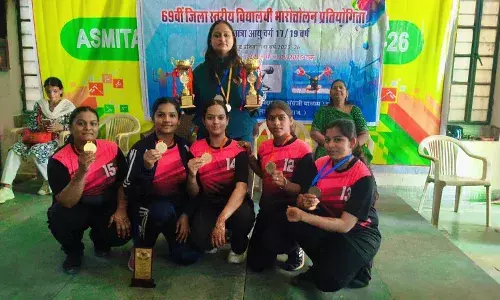 जिला स्तरीय वेटलिफ्टिंग रा.बा.उ.मा.वि. भूपालपुरा बना चैम्पियन