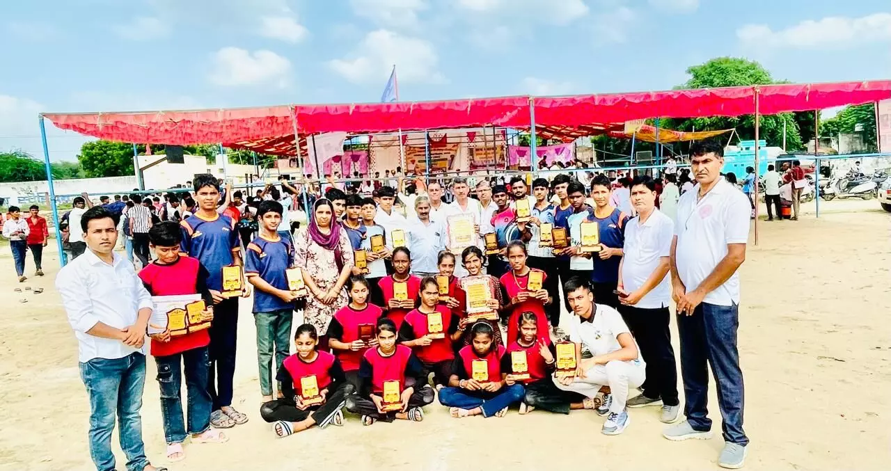 पाटन टीम ने जिला स्तरीय खो-खो प्रतियोगिता में खिताब जीता