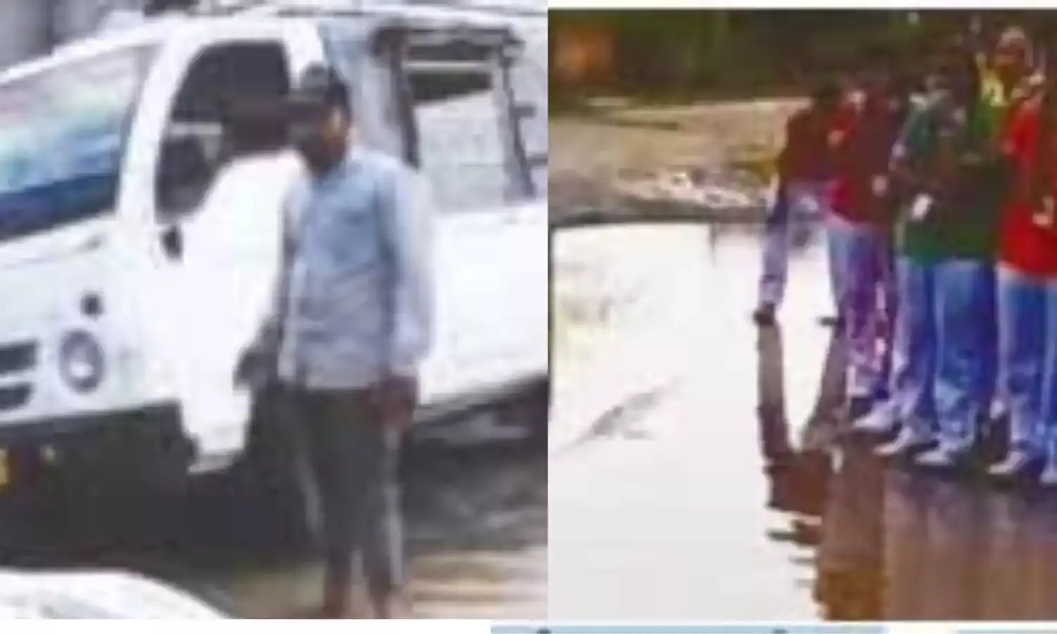 भीलवाड़ा में गड्ढों भरे रास्तों पर स्‍कूली वेन पलटी, मची अफरा तफरी, बड़ा हादसा टला