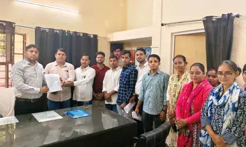 पटवार संघ ने दिया तहसीलदार को ज्ञापन