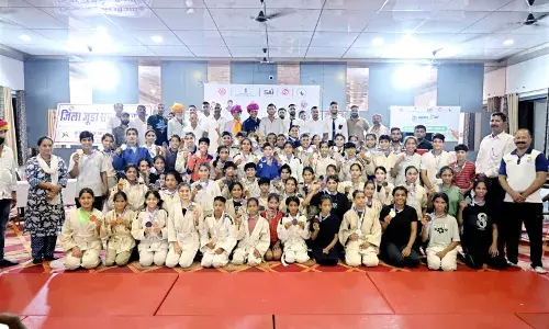 भीलवाड़ा में खेलो इंडिया अस्मिता महिला जूडो लीग प्रतियोगिता का आयोजन