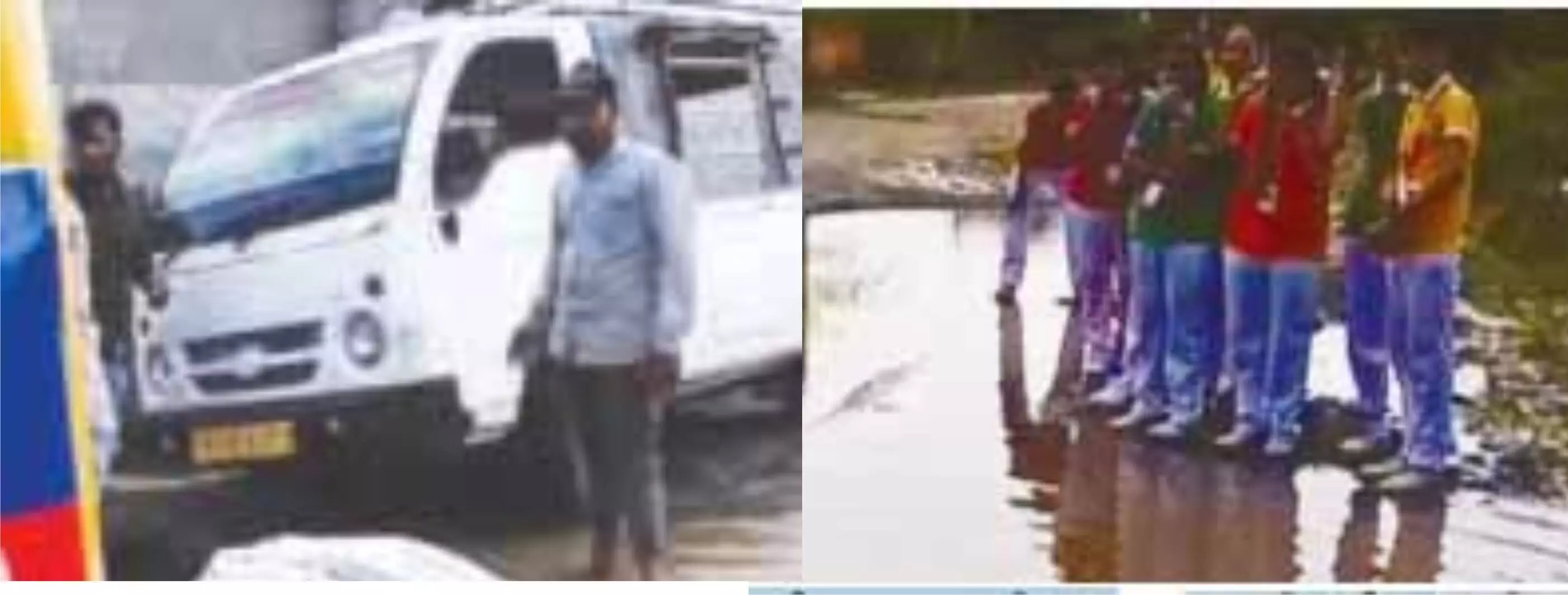 भीलवाड़ा में गड्ढों भरे रास्तों पर स्‍कूली वेन पलटी, मची अफरा तफरी, बड़ा हादसा टला