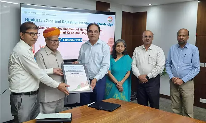 प्रदेश में धरोहर संरक्षण के लिए हिन्दुस्तान जिंक व राजस्थान धरोहर प्राधिकरण ने किया 85 करोड़ का एमओयू