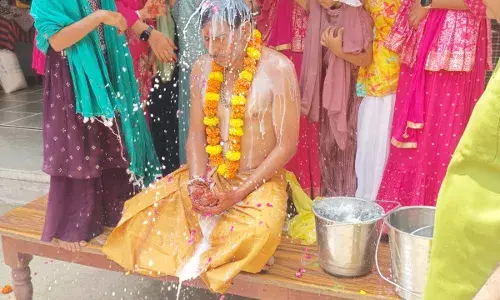 श्री नाकोड़ा भैरवनाथ के 40 दिवसीय बिना जल और भोजन के कठोर साधना शुरू