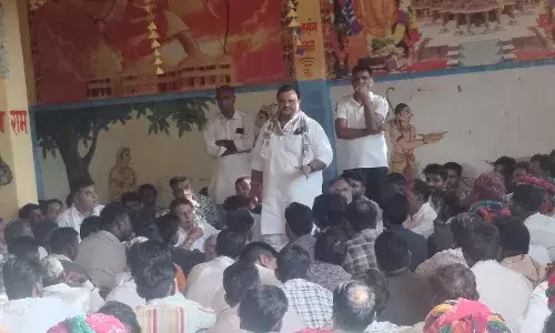 फसल मुआवजा जन अधिकार आंदोलन की तैयारी, धीरज गुर्जर ने ली बैठक