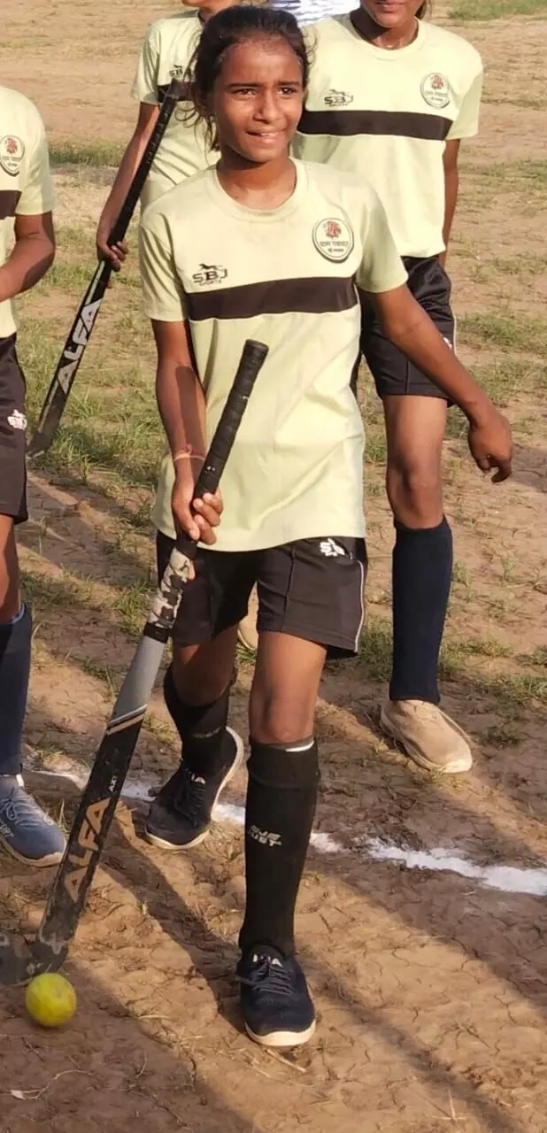 राज्य स्तरीय हॉकी प्रतियोगिता में राज्यास की अन्तिमा का चयन राज्य स्तरीय हॉकी प्रतियोगिता में राज्यास की अन्तिमा का चयन