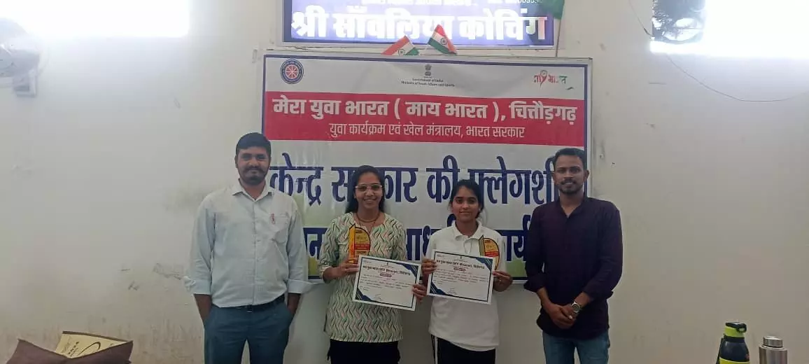 चित्तौड़गढ़ में फ्लैगशिप योजनाओं पर कार्यशाला, प्रश्नोत्तरी में धाकड़ प्रथम