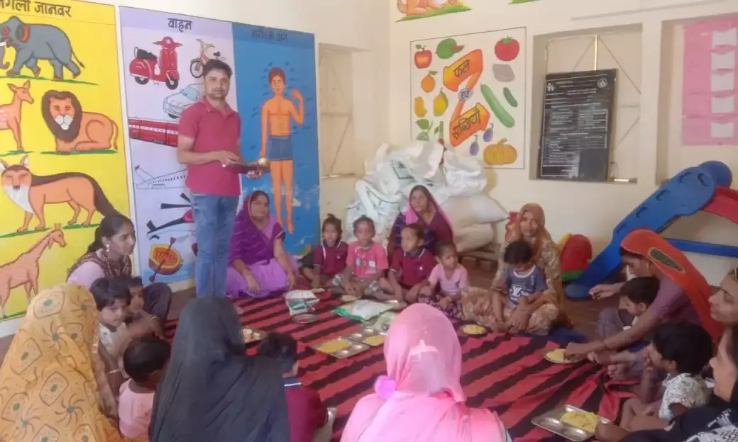 धनोप में  खिचड़ी रेसिपी कार्यक्रम का आयोजन