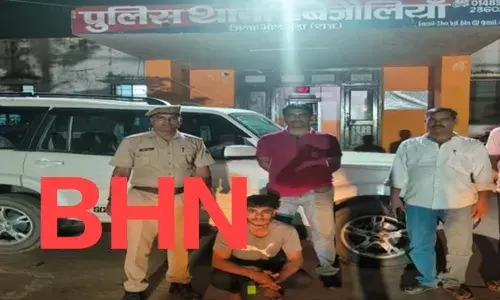 जीपीएस सिस्टम से 4 घंटे में चोरी का हुआ खुलासा, स्कॉर्पियो बरामद, खरीदार गिरफ्तार, चोर फरार