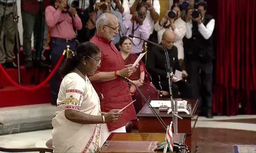 सीपी राधाकृष्णन उपराष्ट्रपति बने, राष्ट्रपति मुर्मु ने दिलाई शपथ