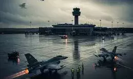 रूसी ड्रोन हमलों की आशंका के बीच पोलैंड ने वायु क्षेत्र में लड़ाकू विमान तैनात किए