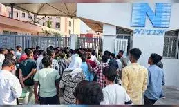 नितिन स्पिनर फैक्ट्री में धाकड़ खेड़ी के मजदूर की मौत: परिजनों ने 51 लाख मुआवजे की रखी मांग