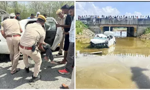 भीलवाड़ा केकड़ी के दो परिवारों के सात लोगों की मौत,    अस्थियां विसर्जन कर हरिद्वार से लौट रहे थे, जयपुर में रिंग रोड से गिरी कार