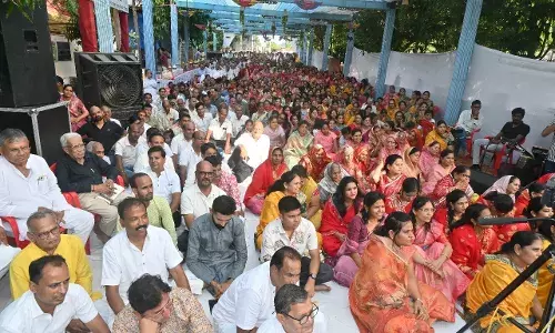सुपार्श्वनाथ दिगम्बर जैन मंदिर में वार्षिक कलशाभिषेक समारोह सम्पन्न