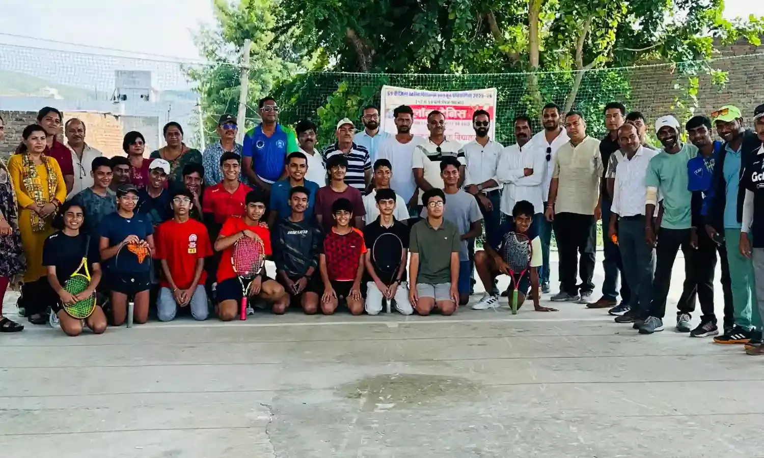 जिला स्तरीय विद्यालय लॉन टेनिस प्रतियोगिता