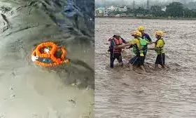 सहस्रधारा में बादल फटा: शिवलिंग जलमग्न, मसूरी में मजदूर की मौत