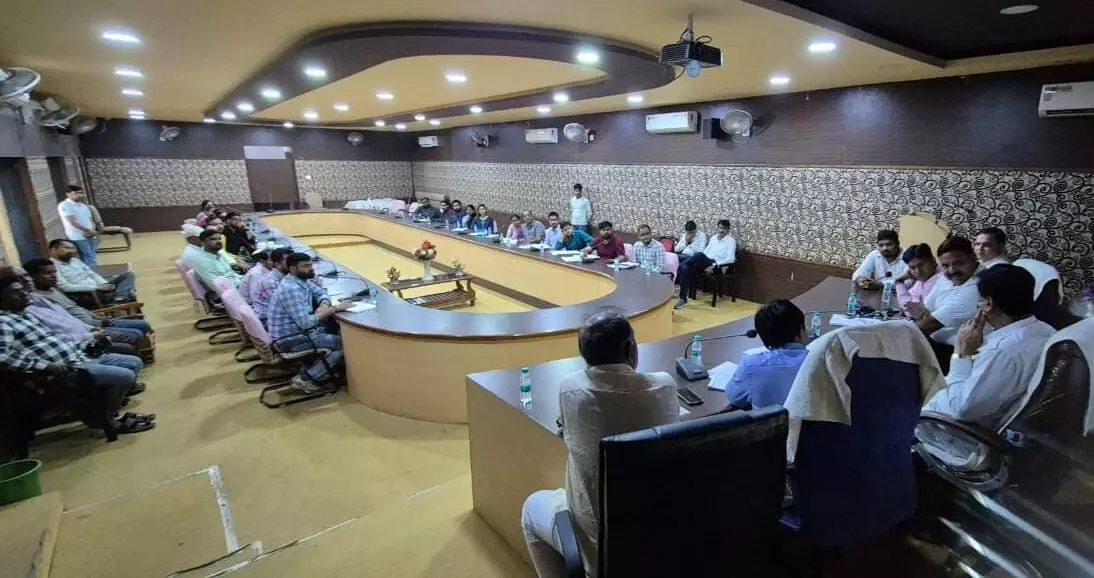 शहरी सेवा शिविर-2025 की तैयारियों को लेकर बैठक सम्पन्न