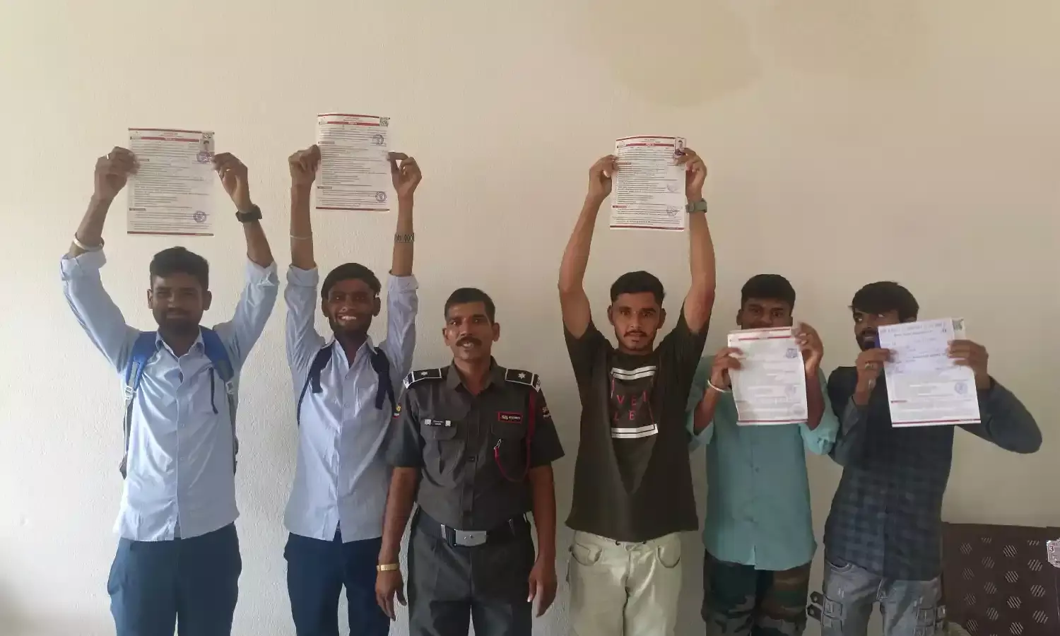 आसींद में हुई सुरक्षा जवान व सुरक्षा सुपर वाईजर भर्ती चयन परीक्षा, 59 युवाओं का हुआ चयन