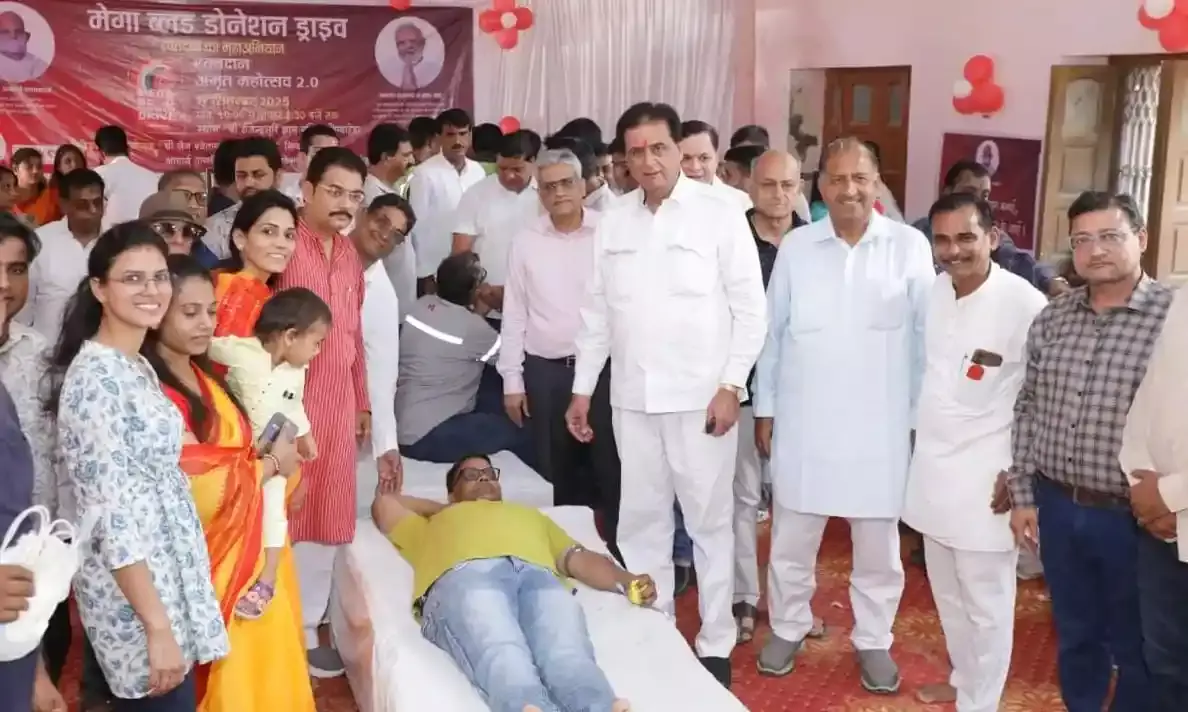 निम्बाहेड़ा में हुआ 101 यूनिट रक्तदान