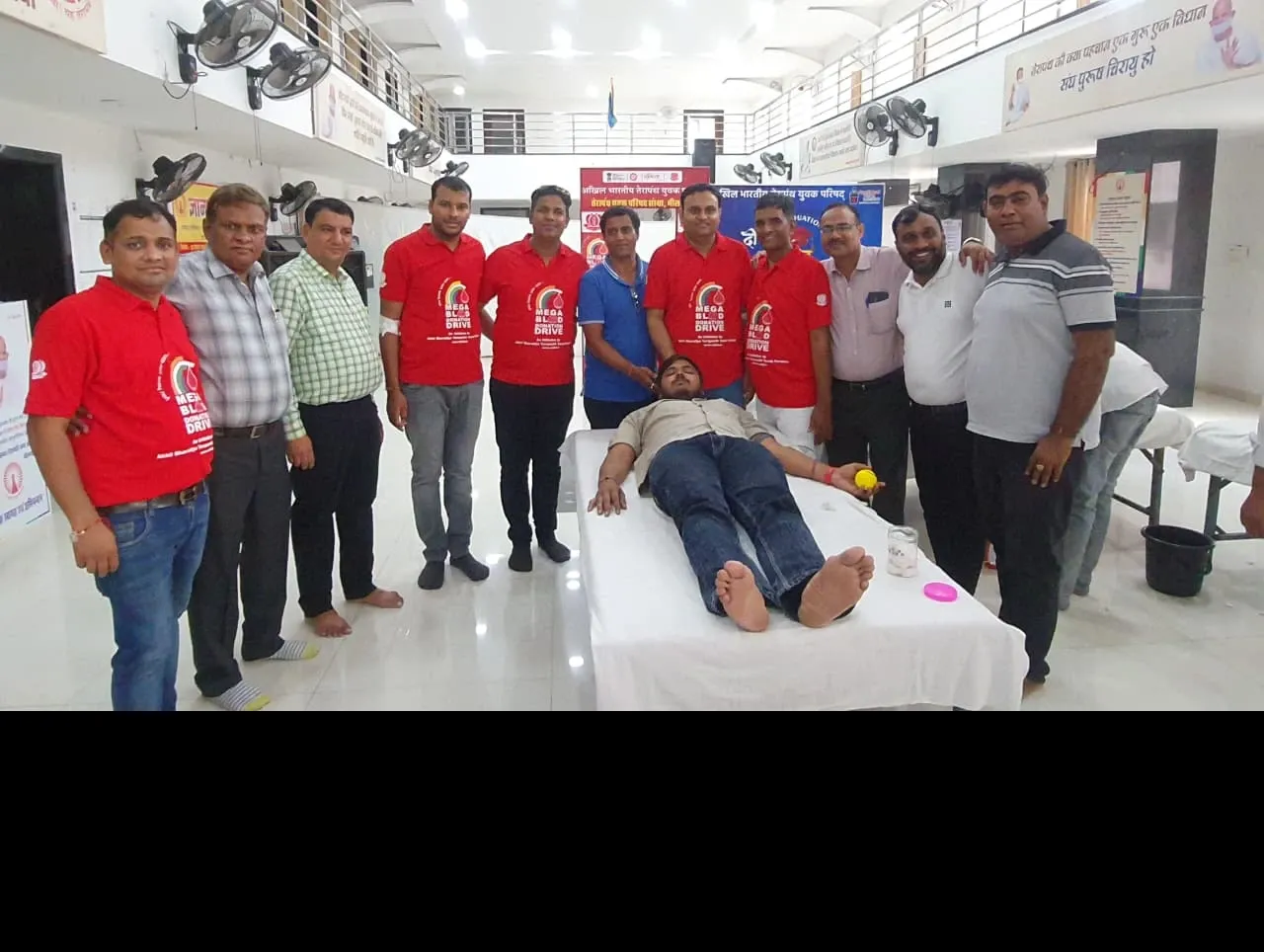 तेयुप के रक्तदान शिविरों में 1047 यूनिट का हुआ रक्त संग्रहण