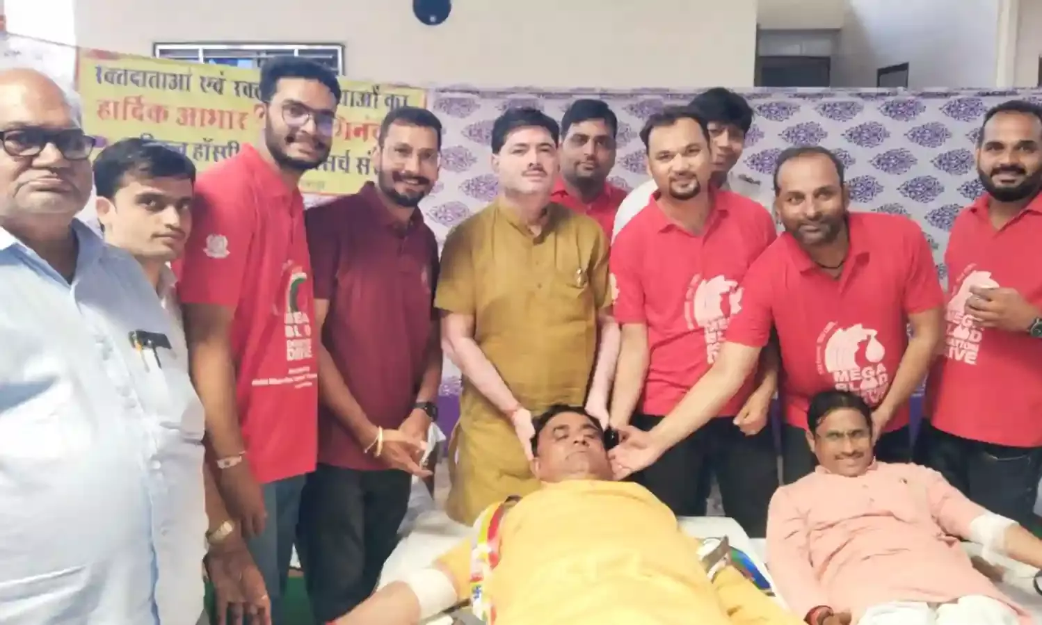 आसींद में जैन तेरापंथ समाज द्वारा रक्तदान शिविर का आयोजन